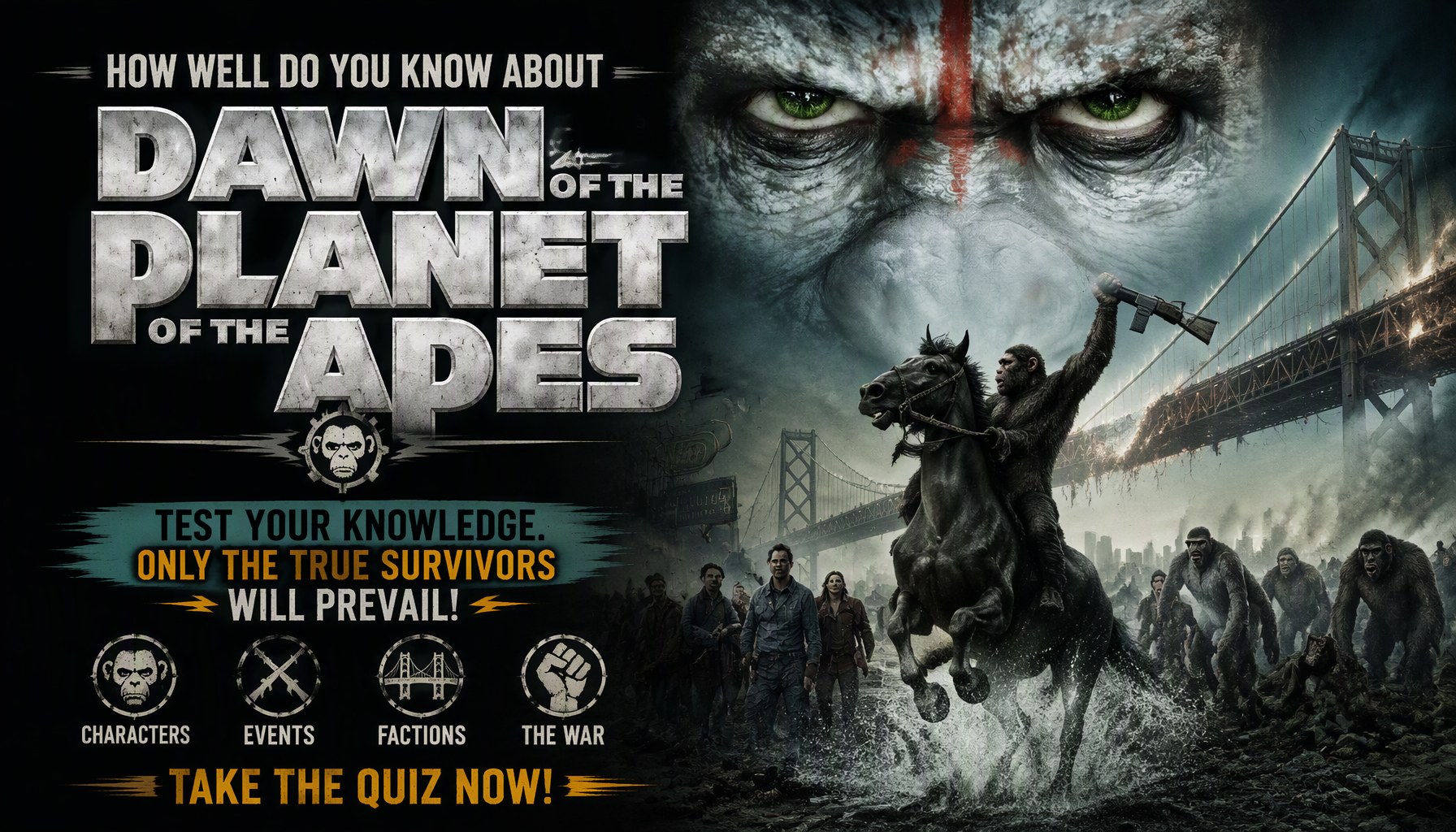 Dawn of the Planet of the Apes Quiz
