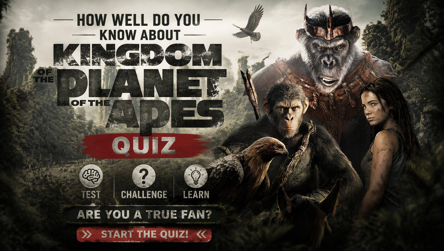 Kingdom of the Planet of the Apes Quiz