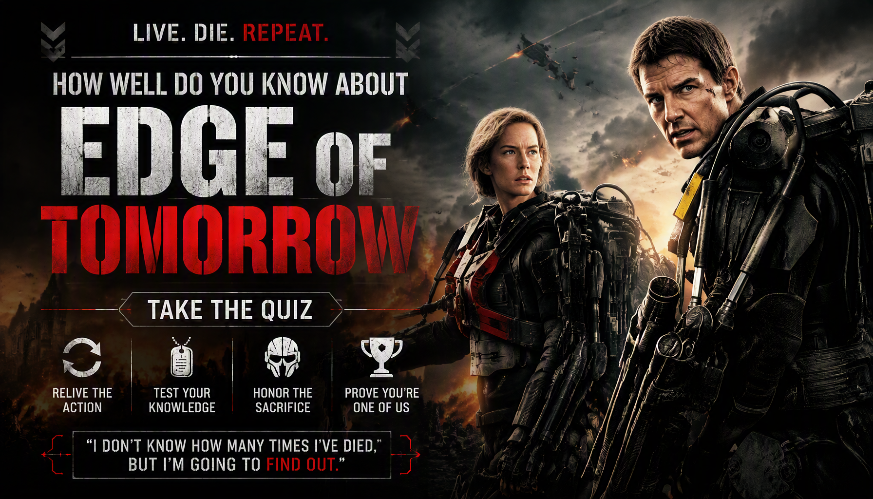 Edge of Tomorrow Quiz