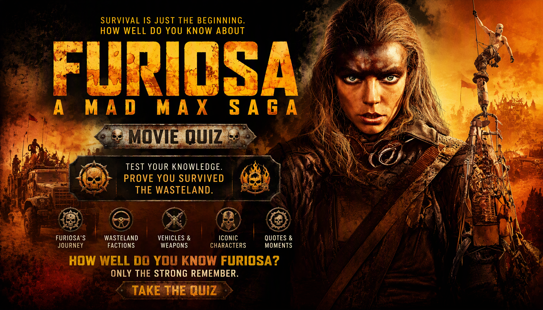  Furiosa: A Mad Max Saga Quiz