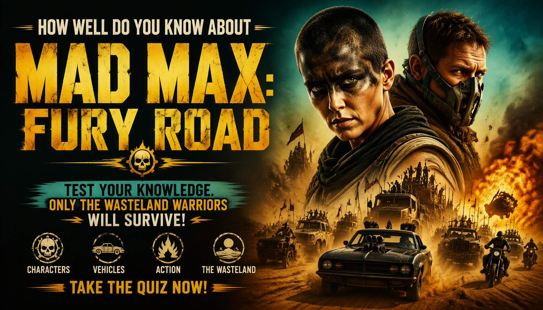  Mad Max: Fury Road Quiz
