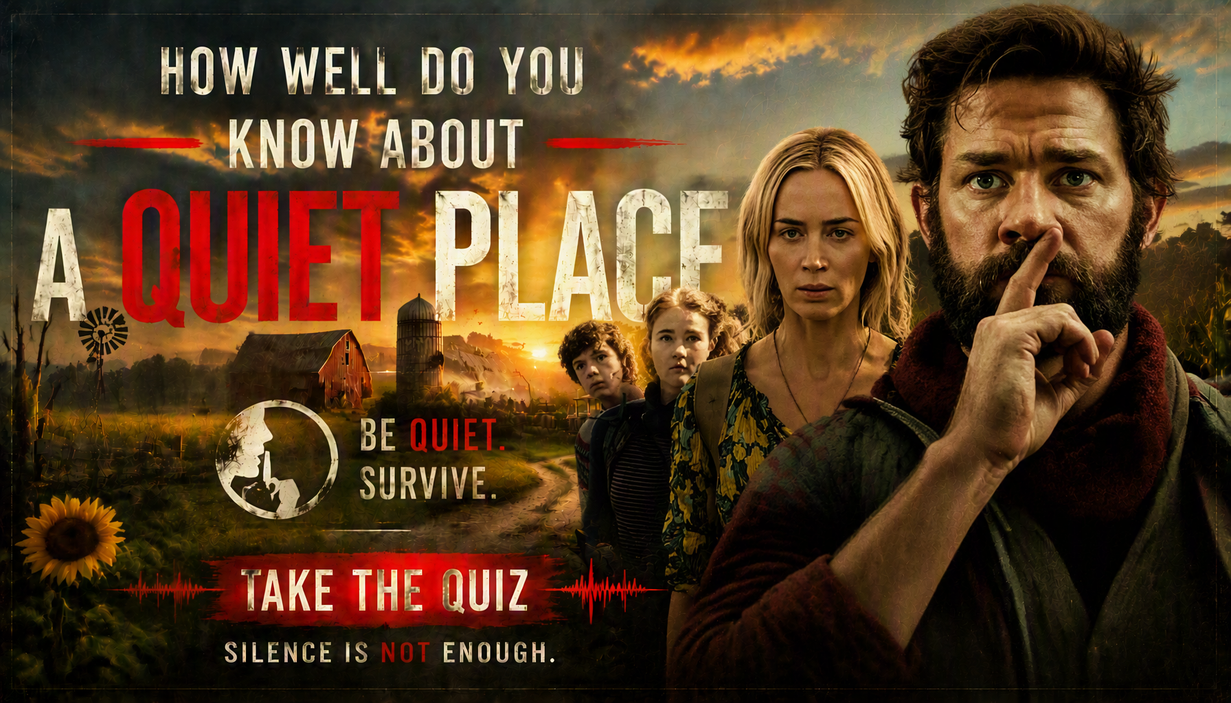 A Quiet Place Quiz