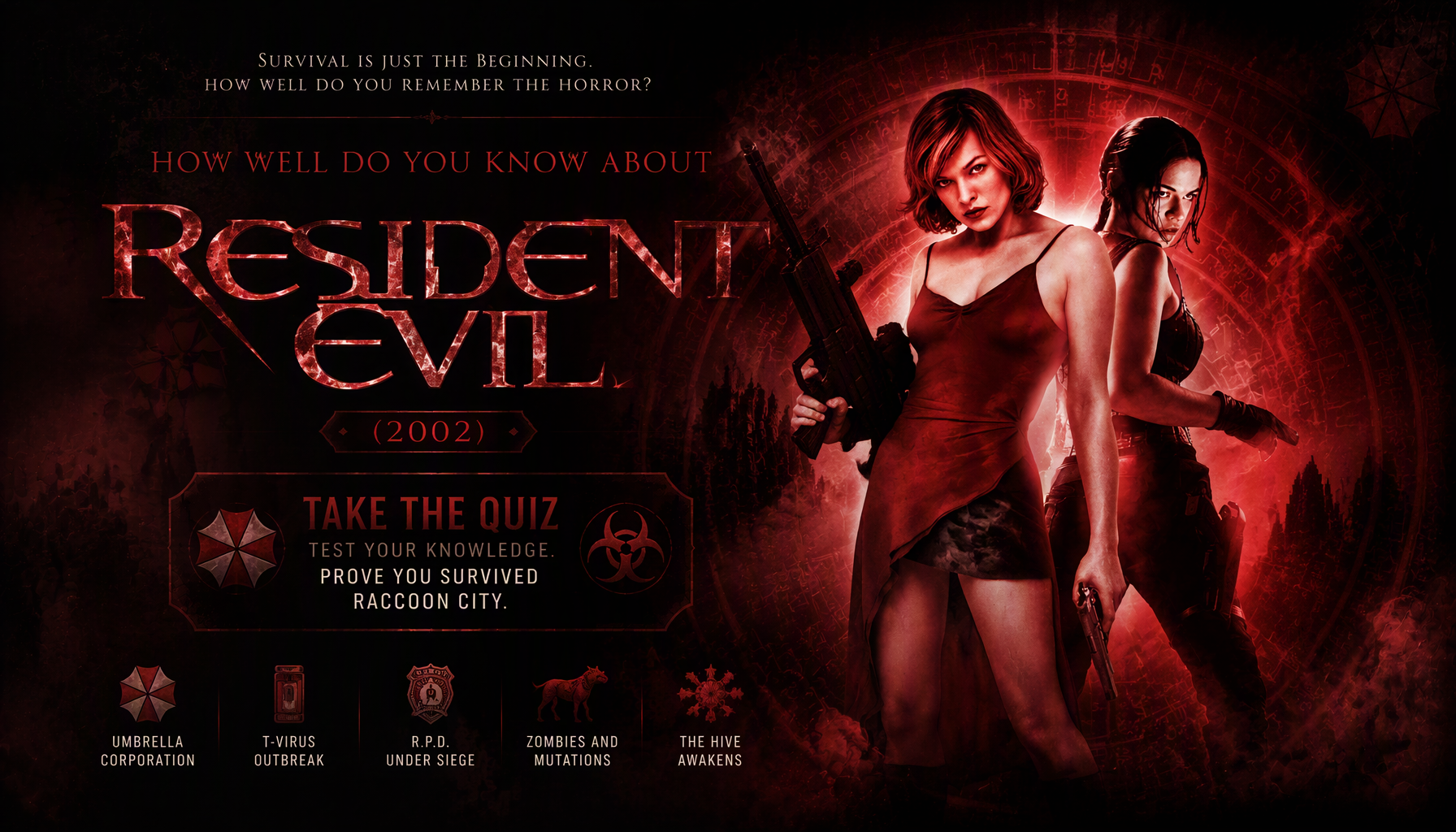 Resident Evil Movie Quiz