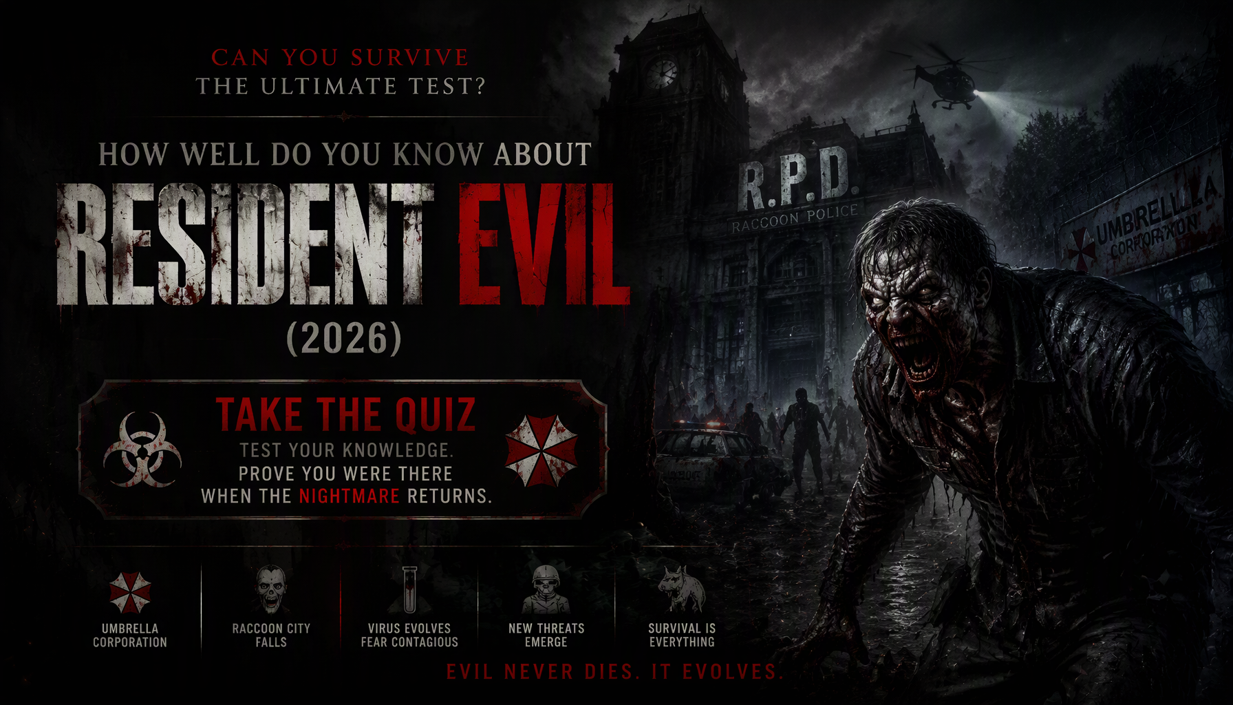 Resident Evil (2026) Quiz