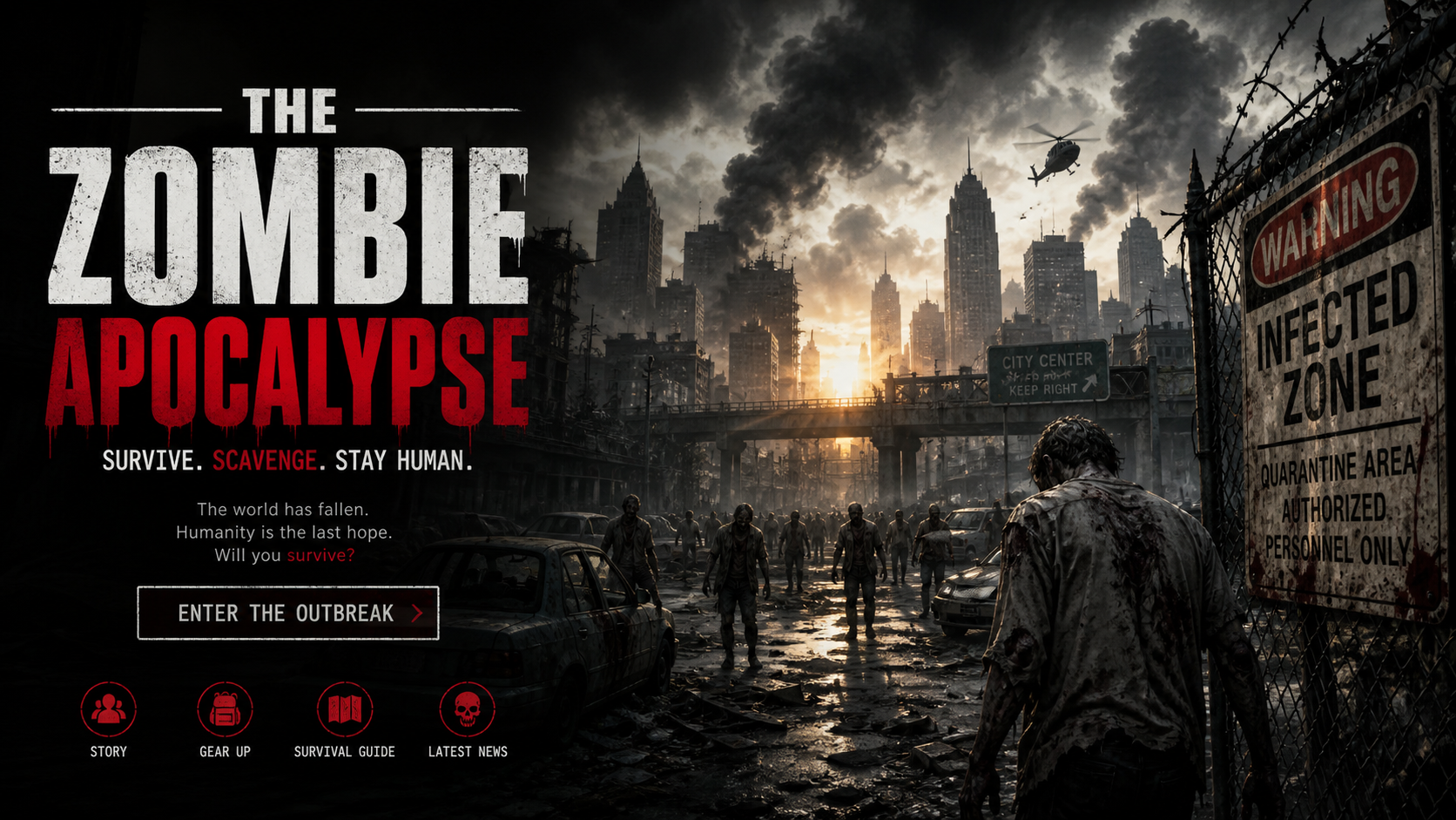 Zombie Survival Quiz
